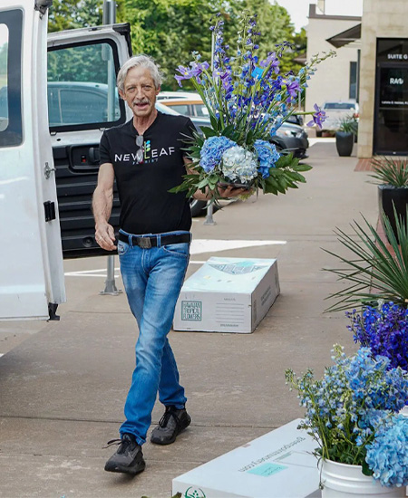 Greg Davis, Co-Owner of New Leaf Florist